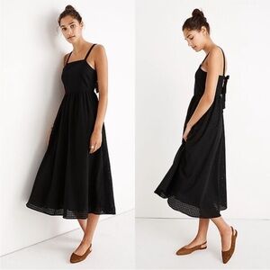 Madewell Black Midi Dress
